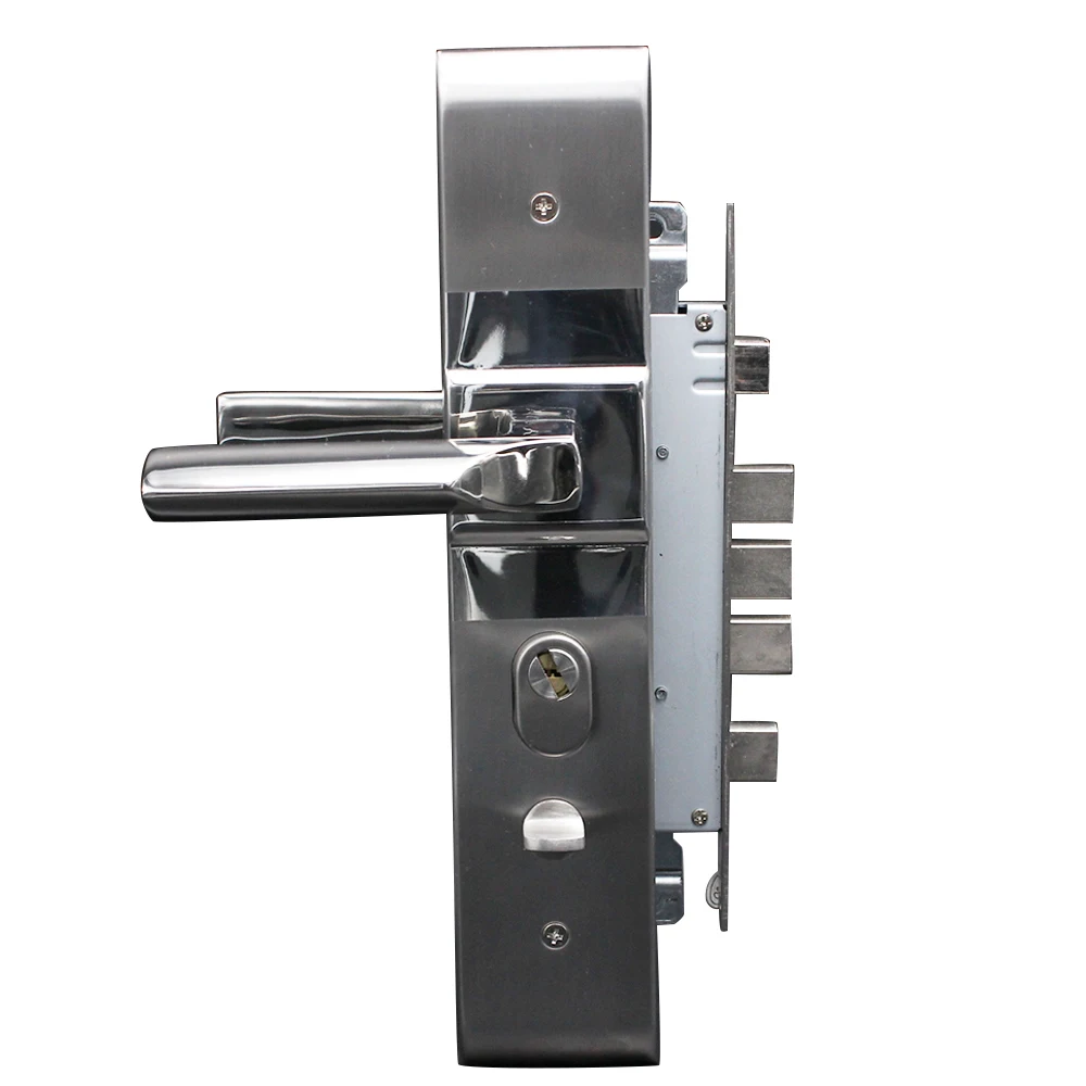 Anti-theft door locks with high security standards, with four fixing bolts and high security latches, for wooden door locks