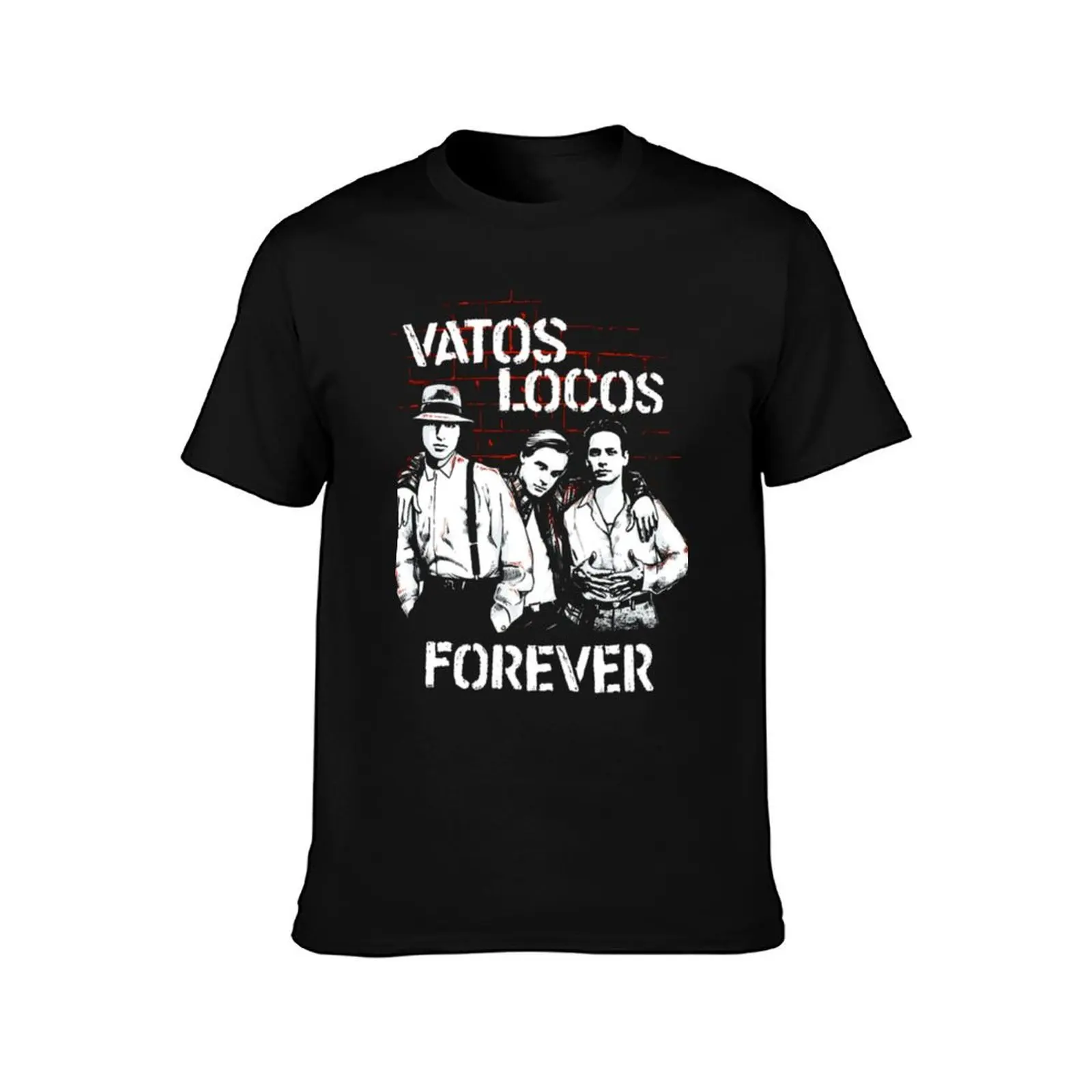 Blood In Blood Out Vatos Locos Forever T-Shirt blue archive graphic t shirt vintage luxury clothing labubu mens fashion