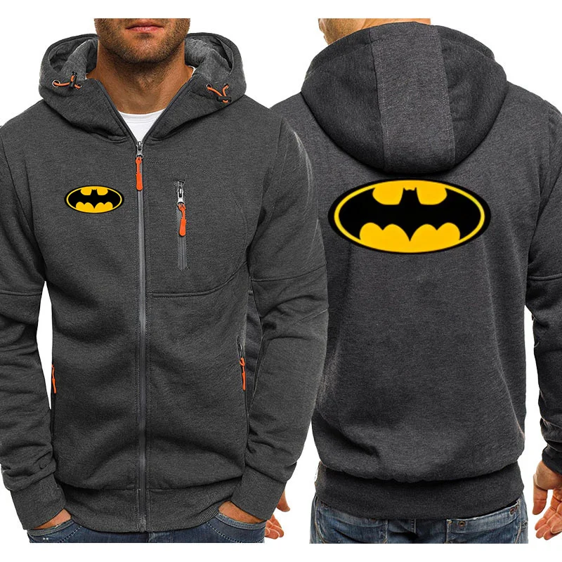 Fun Like Both Teeth And Bats Movie Mens Hoodie Fashion Casual Hoody Sportswear Loose Fleece Zip Up Harajuku Sweatshirt Man