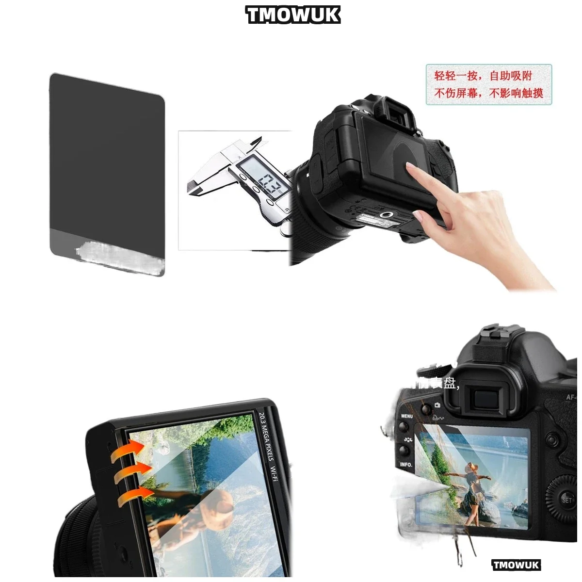 9H Hardness Tempered Glass Protector For Sony RX100M2/M3/M4/M5/M7/RX1 Clear Anti-Glare Screen Film