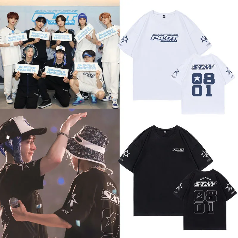Футболка с принтом Kpop Seungmin FELIX HYUNJIN JEONGIN MINHO, рубашка с короткими рукавами, футболка для фанатов, мужская и женская хлопковая футболка, уличная одежда, топы