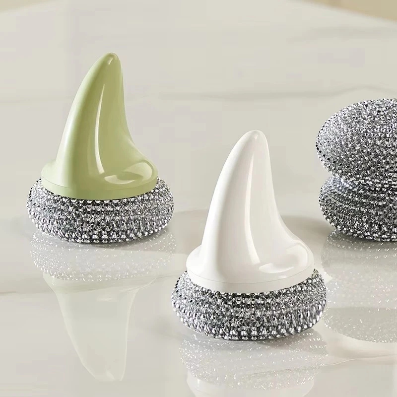 Stainless Steel Pot Brush, Non-scratch Pan Cleaner, Household Creative Dish Washing Brush, Replace Steel Wool Scrubber