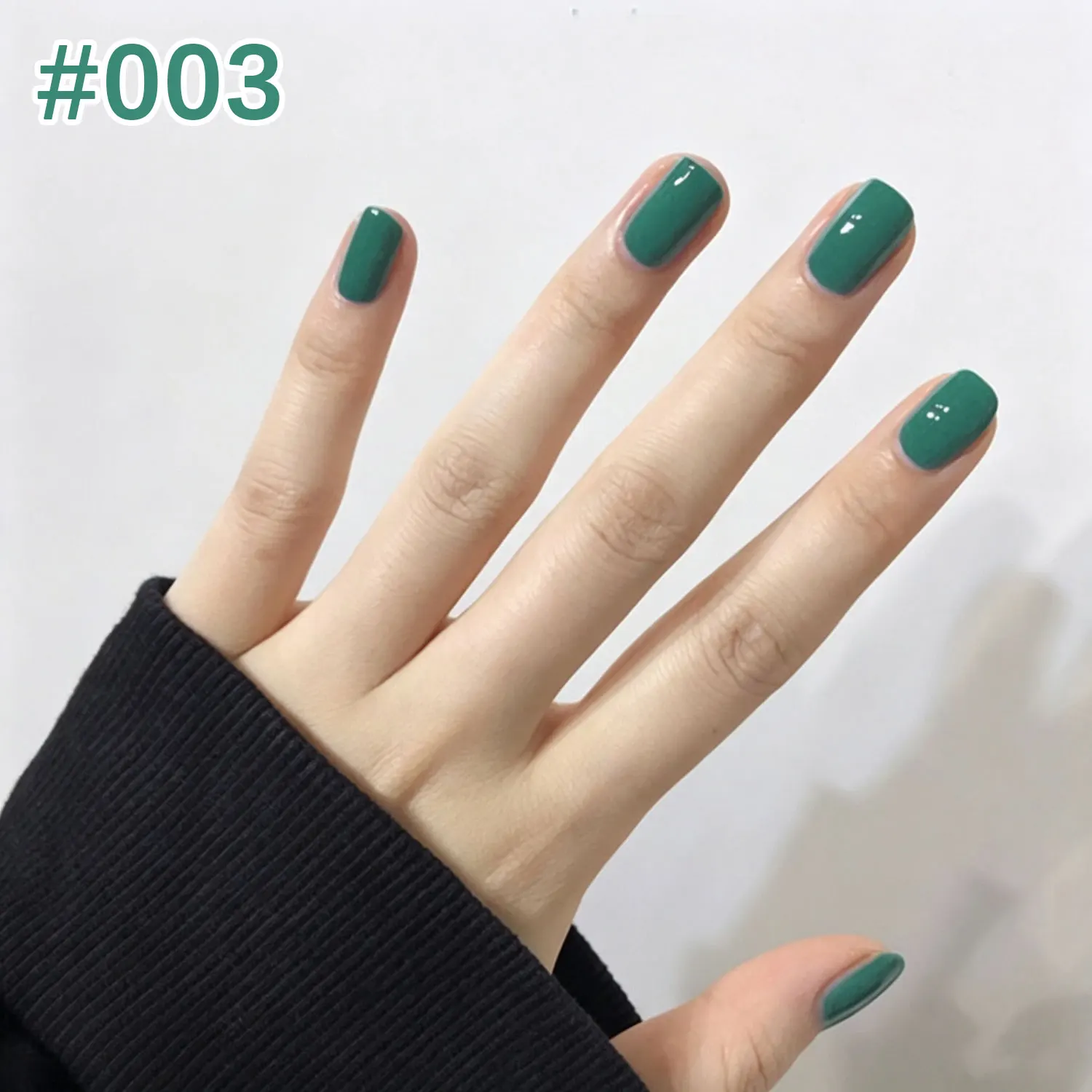 Mpow 1/4 Pcs Green Series Color Gel Nail Polish Set Sparkle Shiny Effect Glitter Soak Off UV LED Semi Permanent Nail Art Salon