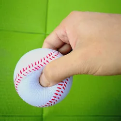 Soft Baseball PU Pressure Softball Solid Foam Softball Student Baseball Elastic Ball 3Pcs For Game Training Sports Exercise