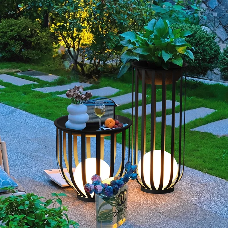 

Solar lawn lamp garden landscaping