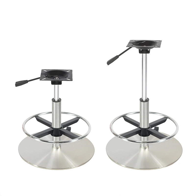 Kasjer bar, do salonu fryzjerskiego, do sklepów z herbatą, dedykowana regulowana i obrotowa podstawa krzesło barowe na wysokiej stopce, akcesoria ze stali nierdzewnej
