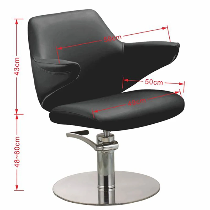 Lounge Styling Barber Chair Trendy Contemporary Salon Chair 360 Swivel Hairdressing Sedia Parrucchieri Beauty Salon Furniture