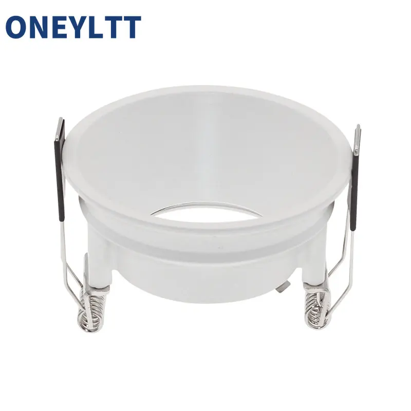 Recessed LED Ceiling spotlight Frame Round GU10 Fixture Holders Adjustable   Spot Light  light bases Fitting