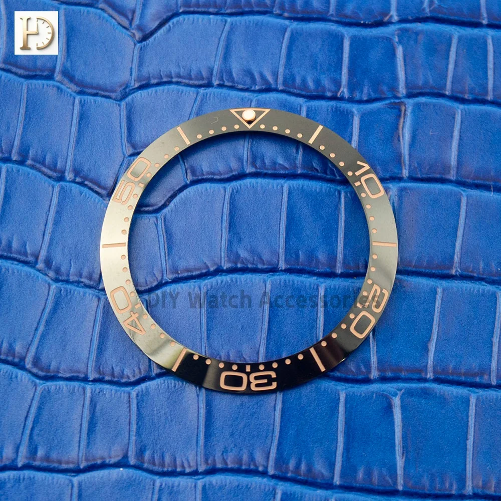38mm Ceramic Bezel SUB GMT Watch Bezel For seaMaster 300 Watch Replace Accessories Watch Ring Outer Diameter Face Watch Parts