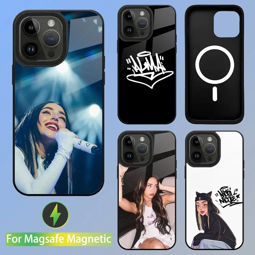 Nicki singer N-Nicole Phone Case For iPhone 16,15,14,13,12,11,Plus,Pro,Max Mini Magsafe Magnetic Wireless Charging