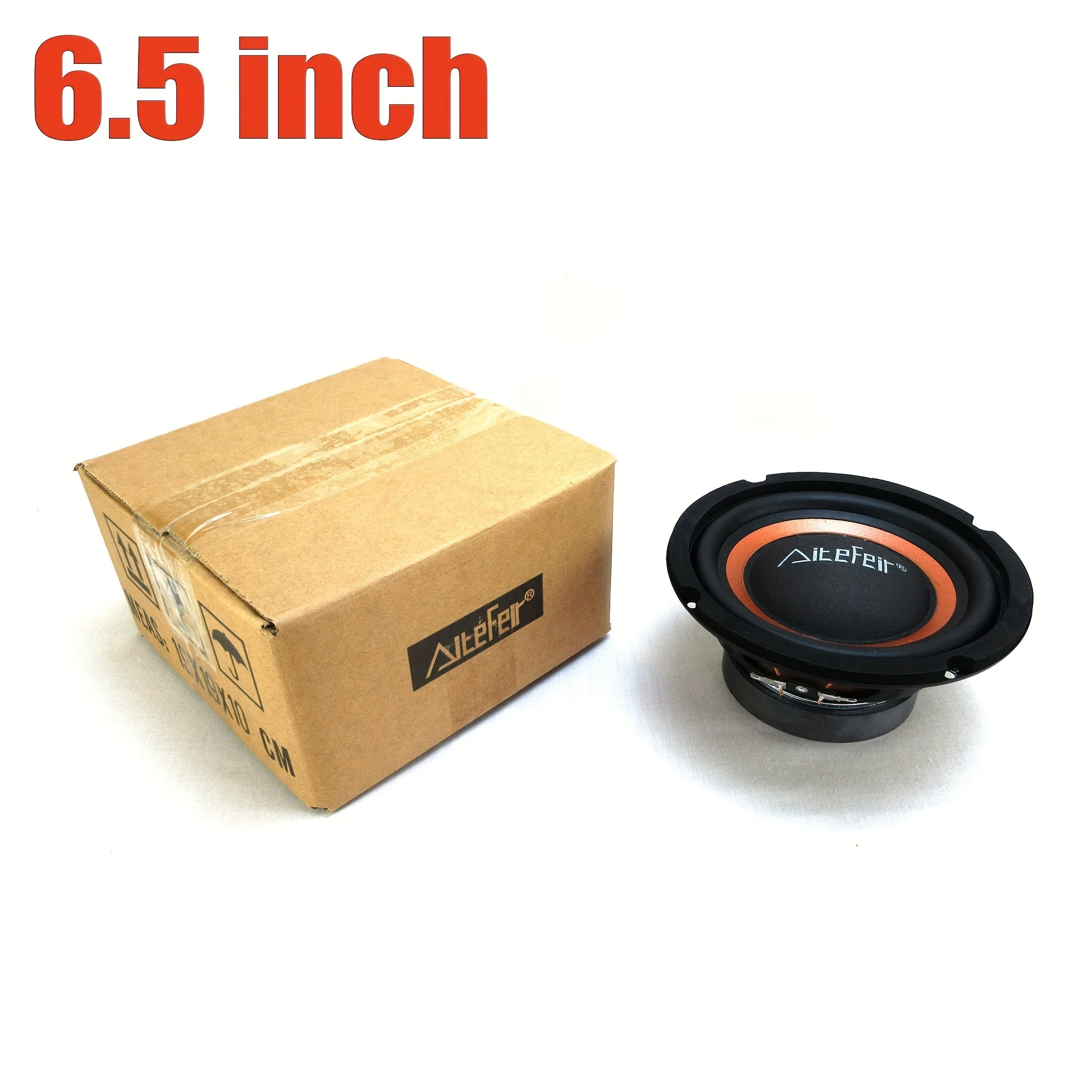 1 Pc 6.5 Inch Car Bass Woofer Speaker High Powered Subwoofer 350W/600W/850W Max Power 4 Ohm for Car Stereo Refit Audio Speaker