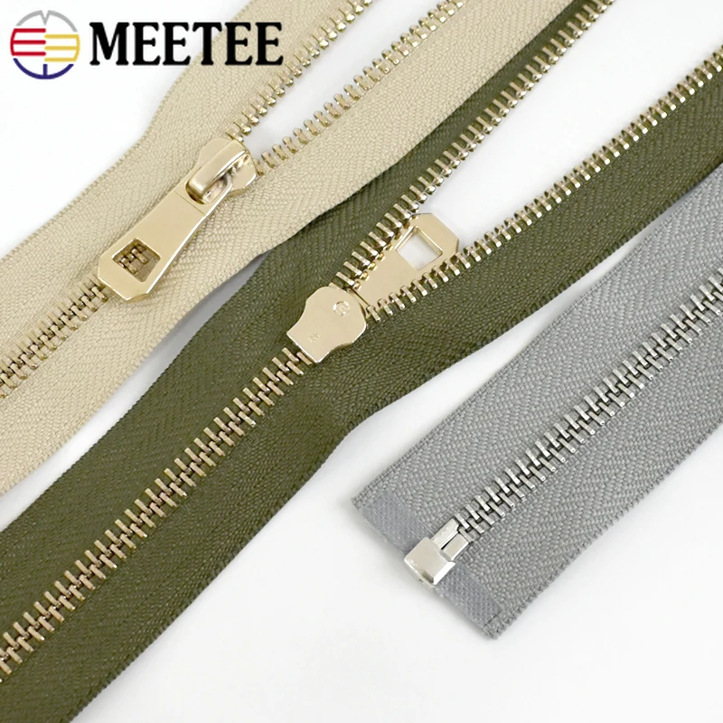 35-85 سم 5 #   سحابات معدنية مفتوحة نهاية الخياطة البريدي الشريط الذهب الشظية الأسنان المفتوحة نهاية سستة إصلاح DIY بها بنفسك أكياس الملابس الخياطة الملحقات