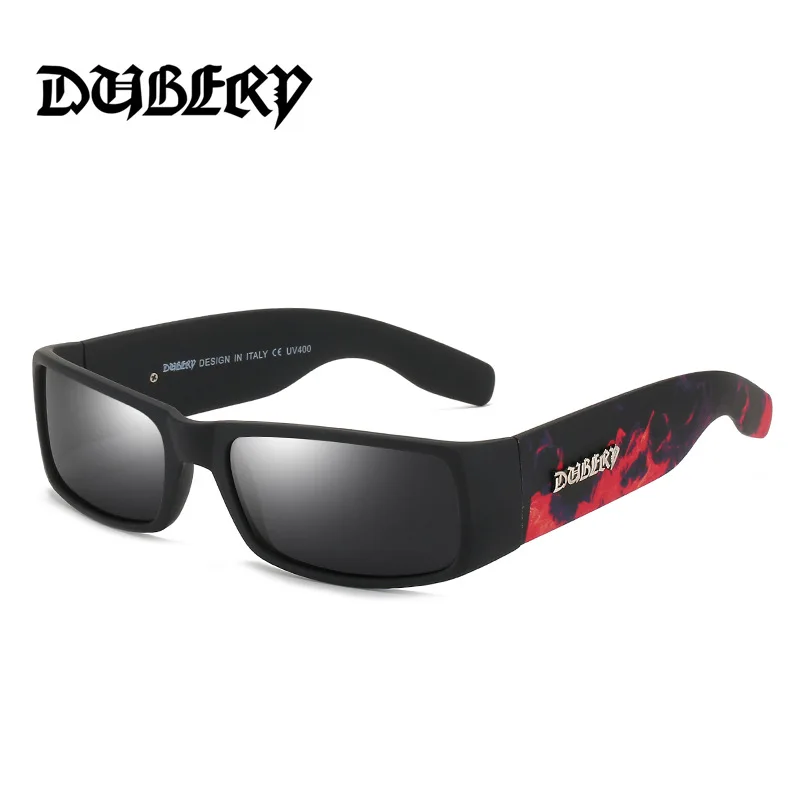 New Dubery Polarized Sunglasses 3D Logo Future Sense of Technology Gothic Style Net Red Sunglasses Women Sunglasses Trendy Men
