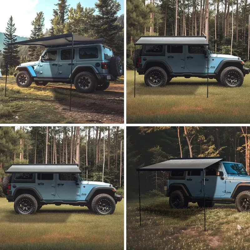 アルミ製RVオフロードRVトラックキャンピングカーオフロード車自動オーニング