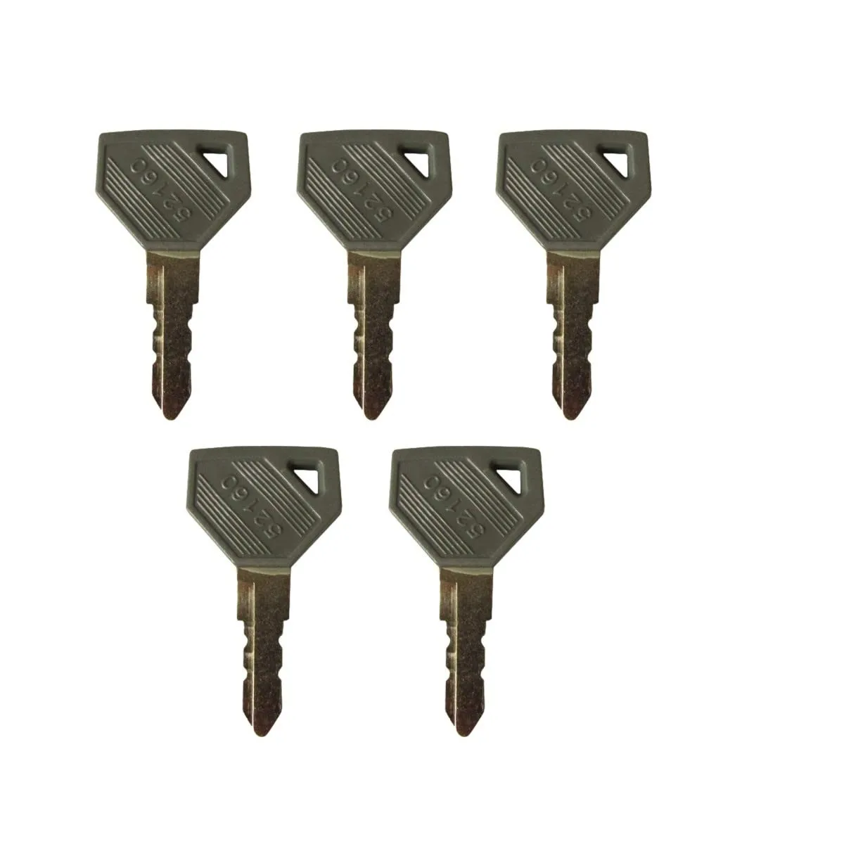 5pcs 52160 Keys For YANMAR John Deere Excavator Grader Dozer Tractor EX450 AM879480 LVA803606 1A7880-52100 198360-52160