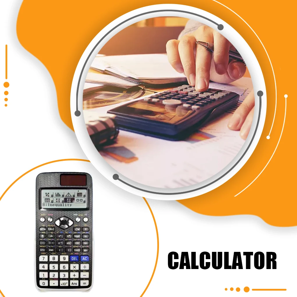 Calculator Classic Scientific Functions Test Calculators Large-screen Examination Electric Counter Students School Office