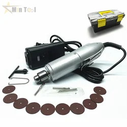 Mini Electric Hand Drill Kit Adjustable Speed Electric Grinding Set Jade Polishing Machine Cutting Engraving Grinding Power Tool