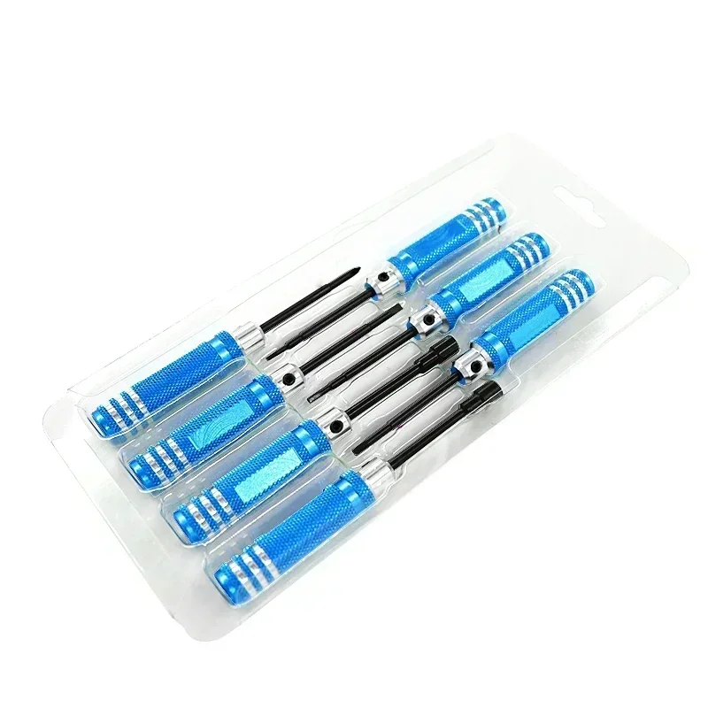 7 pçs hex chave de fenda ferramentas porca chave kit para wltoys trxs axial rc helicóptero carro aeronave fpv drone