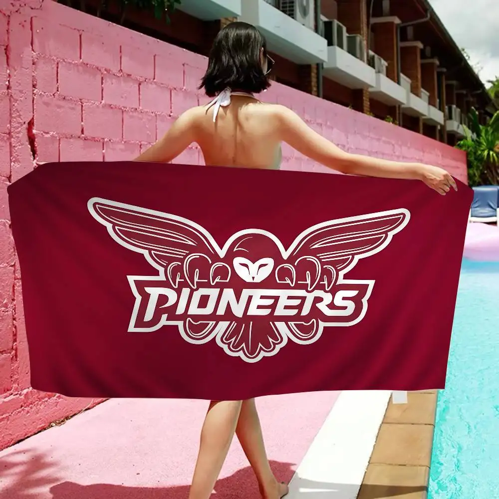 Audio brand P-Pioneer logo Music Microfiber Blanket Quick Drying Beach Towels Printing Super Absorbent Pool Towel Blanket