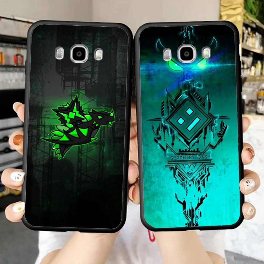 Game Geometry Dash Phone Case For Samsung J 7 plus 7core J7 neo J6 plus prime J6 J4 J5 Mobile Cover