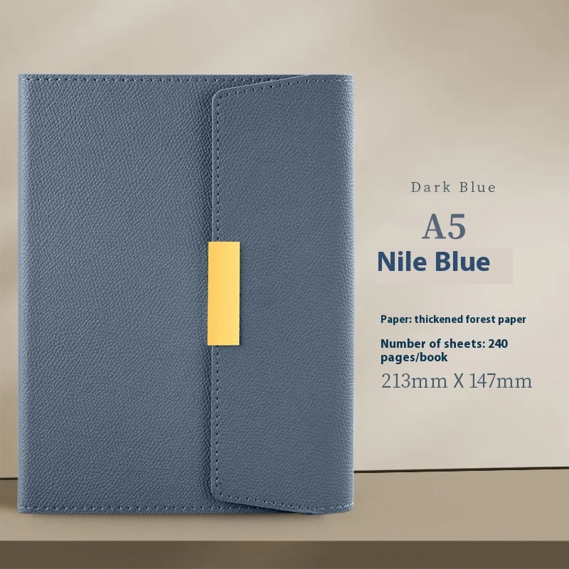 หนาอัพเกรด high-end โน้ตบุ๊คไดอารี่โน้ตบุ๊ค A5 retro high-end PU หนังคลาสสิก travel ไดอารี่โน้ตบุ๊ค (โน้ตบุ๊คเดี่ยว)
