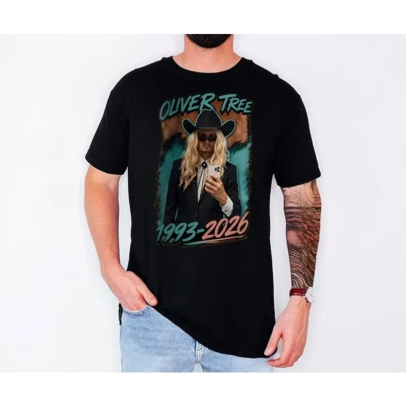 Oliver Tree Merch T-shirt Men Short Sleeve Tee Unisex Tops Female Y2K Tops Causal Clothes