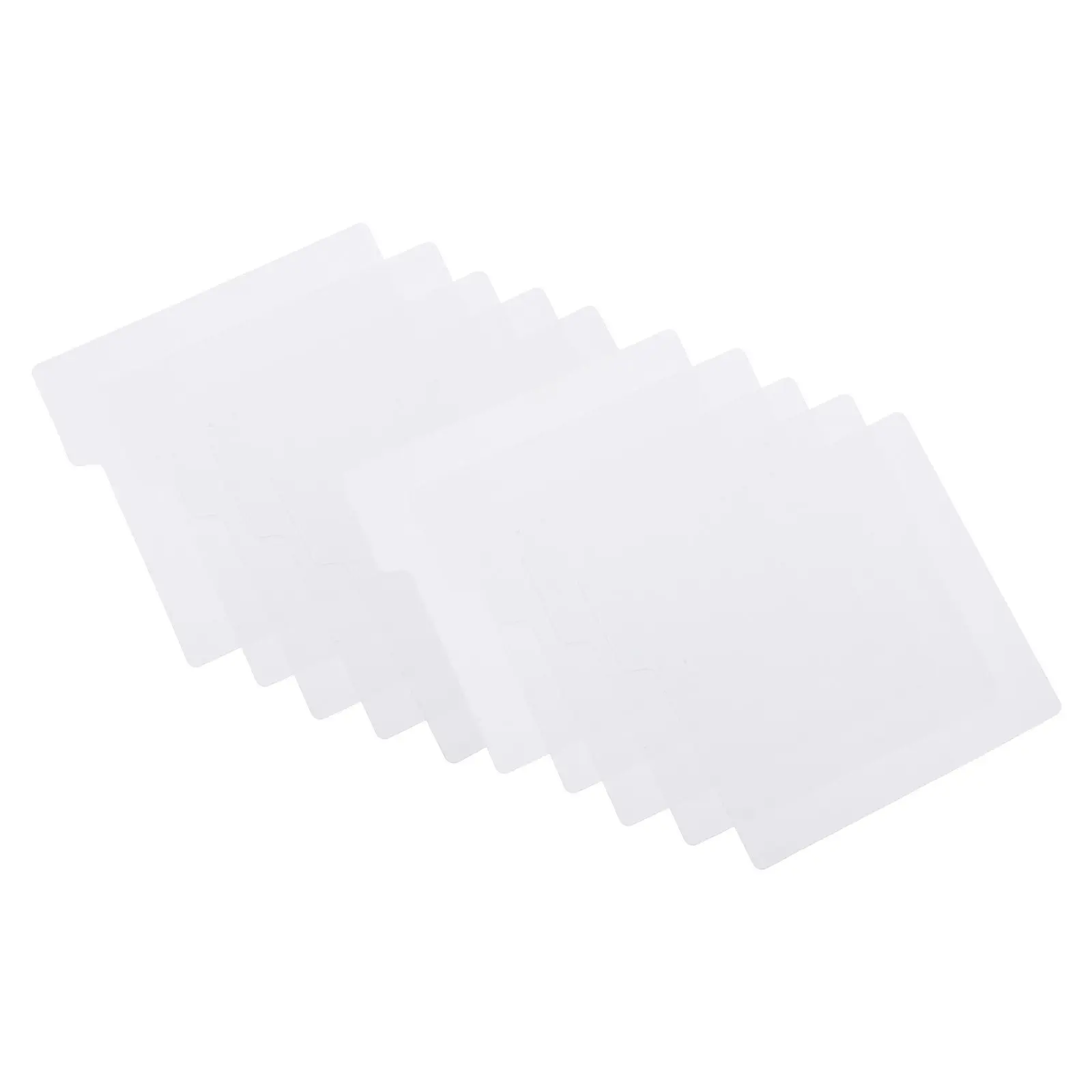 

10Pcs Vinyl Record Dividers Thick 0.75mm Plastic Index Cards for Shelf Storage Organizing Media Collections Record