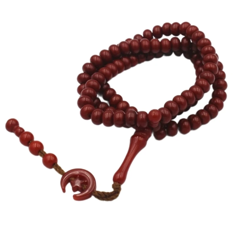  Tasbih Prayer Beads Wrap Bracelets for Men Women Tasbih Prayer 99 Worry Beads Misbaha Islamic Allah & Mohammed Rosary