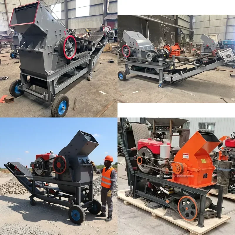2026 CE Glass Crusher Machine for Sale Industrial Hammer Mill Glass Crushing Machine for Glass Waste Recycling