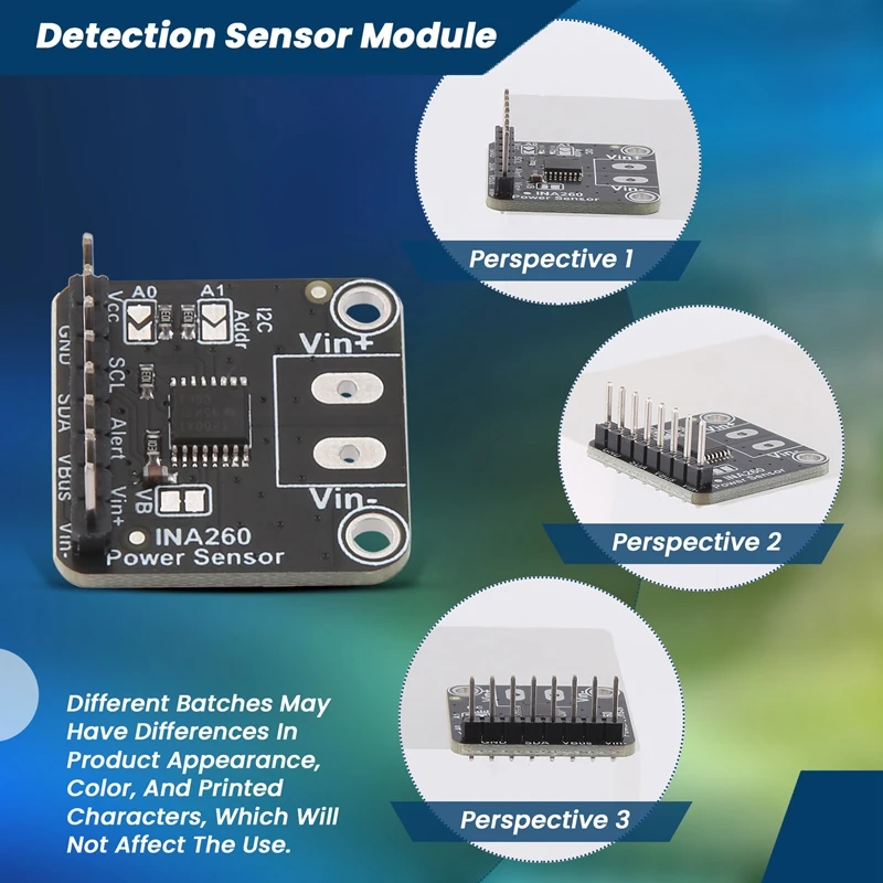 INA260 Detection Sensor Module High Or Low Side Voltage Current Power Sensor Portable Module