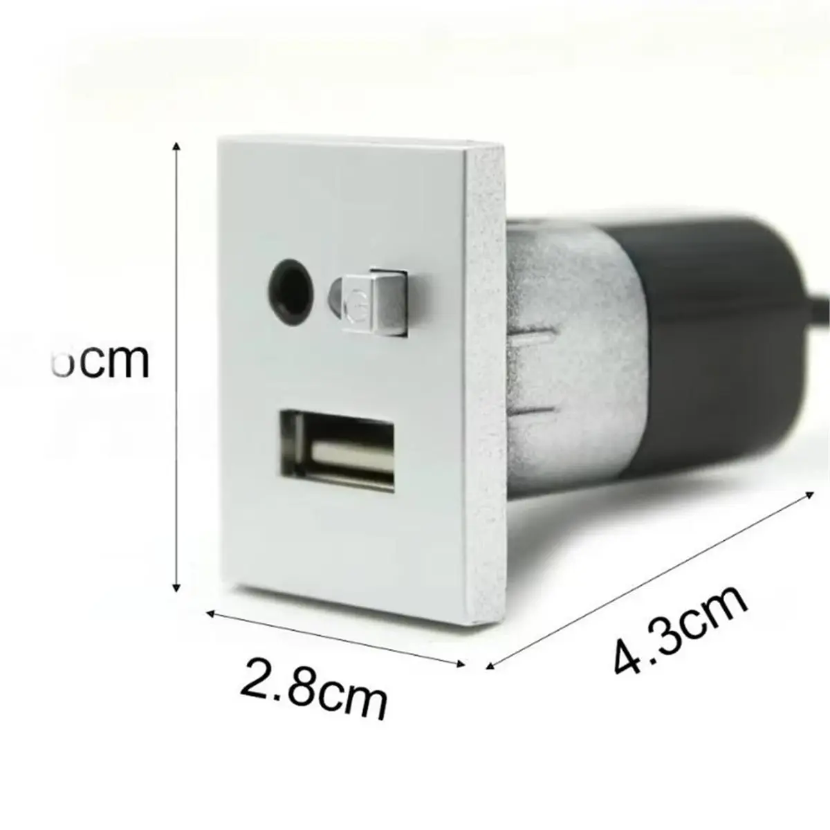 2026 NEW Car USB Input Adapter Mini Cable USB Jack Interface Switch for Focus 2 MK2 2009 2010 2011 C-MAX Mk1 A