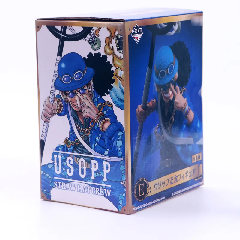New Anime One Piece 20th Anniversary Usopp Blue Jacket PVC Action