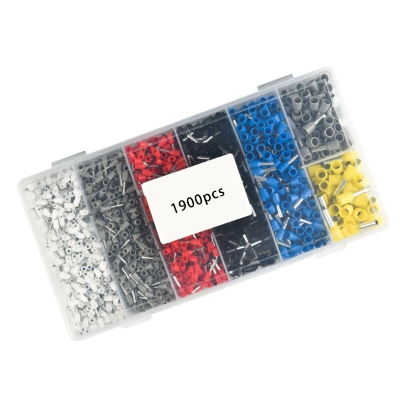 Double Wire Ferrules ชุดเทอร์มินัลสายไฟปลายขั้วต่อ Twin Ferrule Connectors Drop shipping
