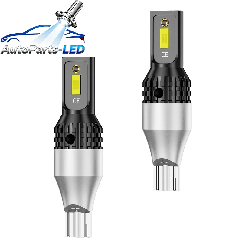 

2pcs T15 W16W 3570 LED 1156 BA15S Lights Canbus Error Free 1157 BAY15D Car Brake Lamp Turn Signal Bulb Auto Reverse Light White