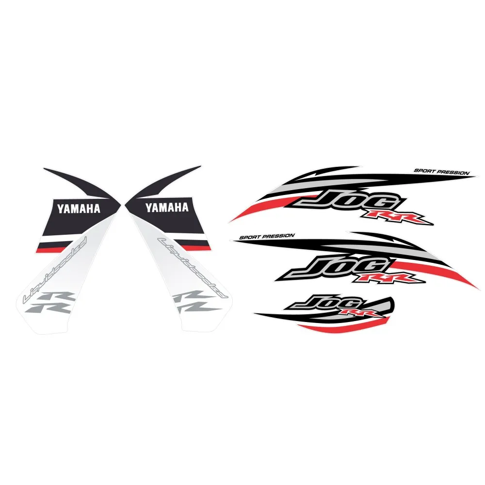 Scooter Motorbike compatible sticker kit White Yamaha Jog RR 2013