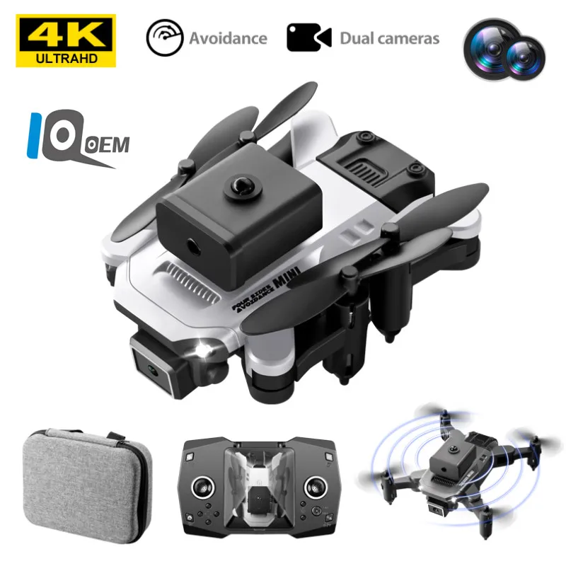 

IQOEM Drones Camera 4K Adults KY916 Obstacle Avoidance Mini Folding Beautiful Design 4K HD Dual Camera UAV