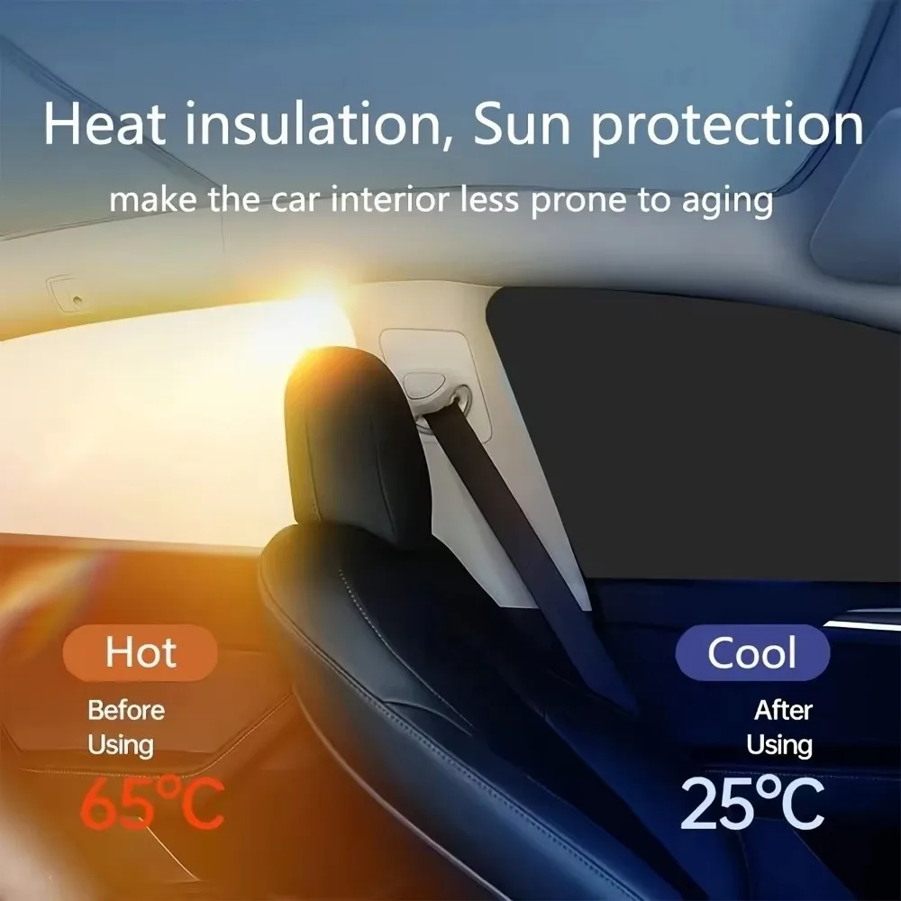 

4PCS Magnetic Car Window Sunshades UV-Anti Folding Car Sunshade Covers Universal Protector Accessories Window Sun Shade Summer