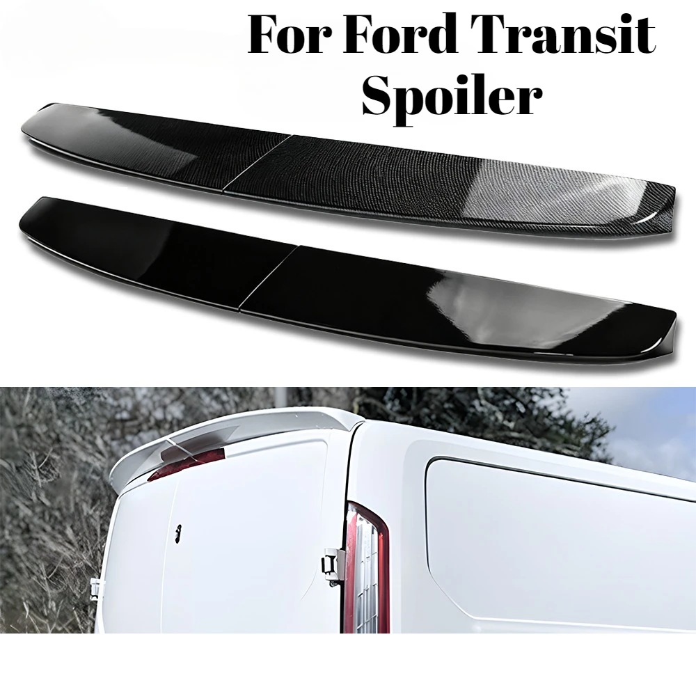 

Universal Spoiler for Ford Transit Pattern Performance Enhancing Exterior Upgrade Car Modification Accessory Black Carbon Fiber
