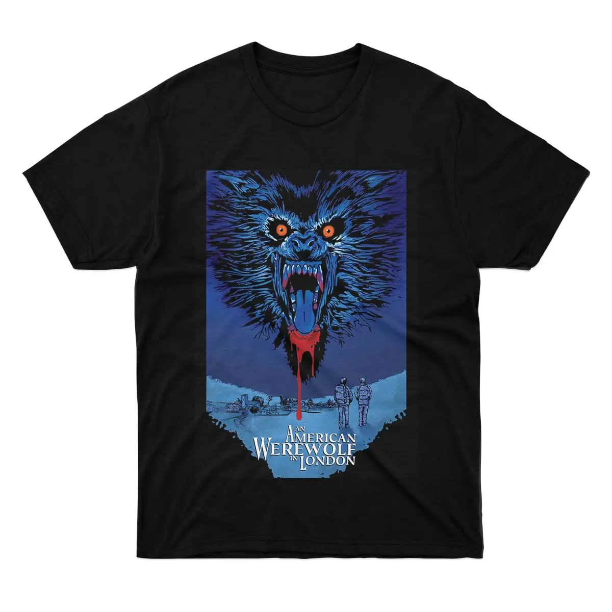 T-Shirt an Novelty Family Boy American Event Tee Women Werewolf Sleeve Shirts Short in Friend London Shirt Unisex Gift for Men B