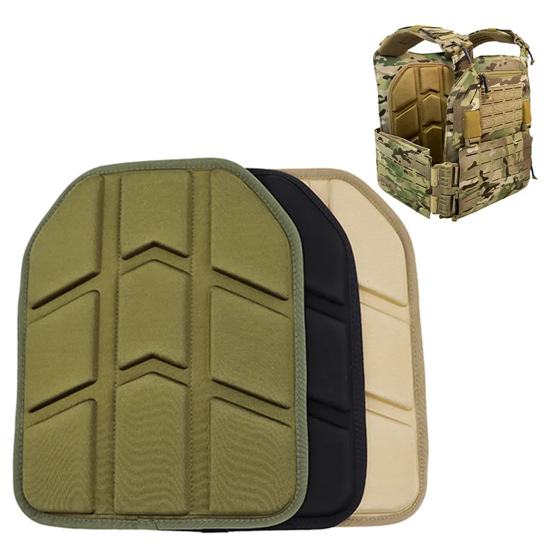 

Tactical Vest with Built-in Thickened PaddingEVABreathable Foam Back Panel Comfortable Soft Bumper Removable