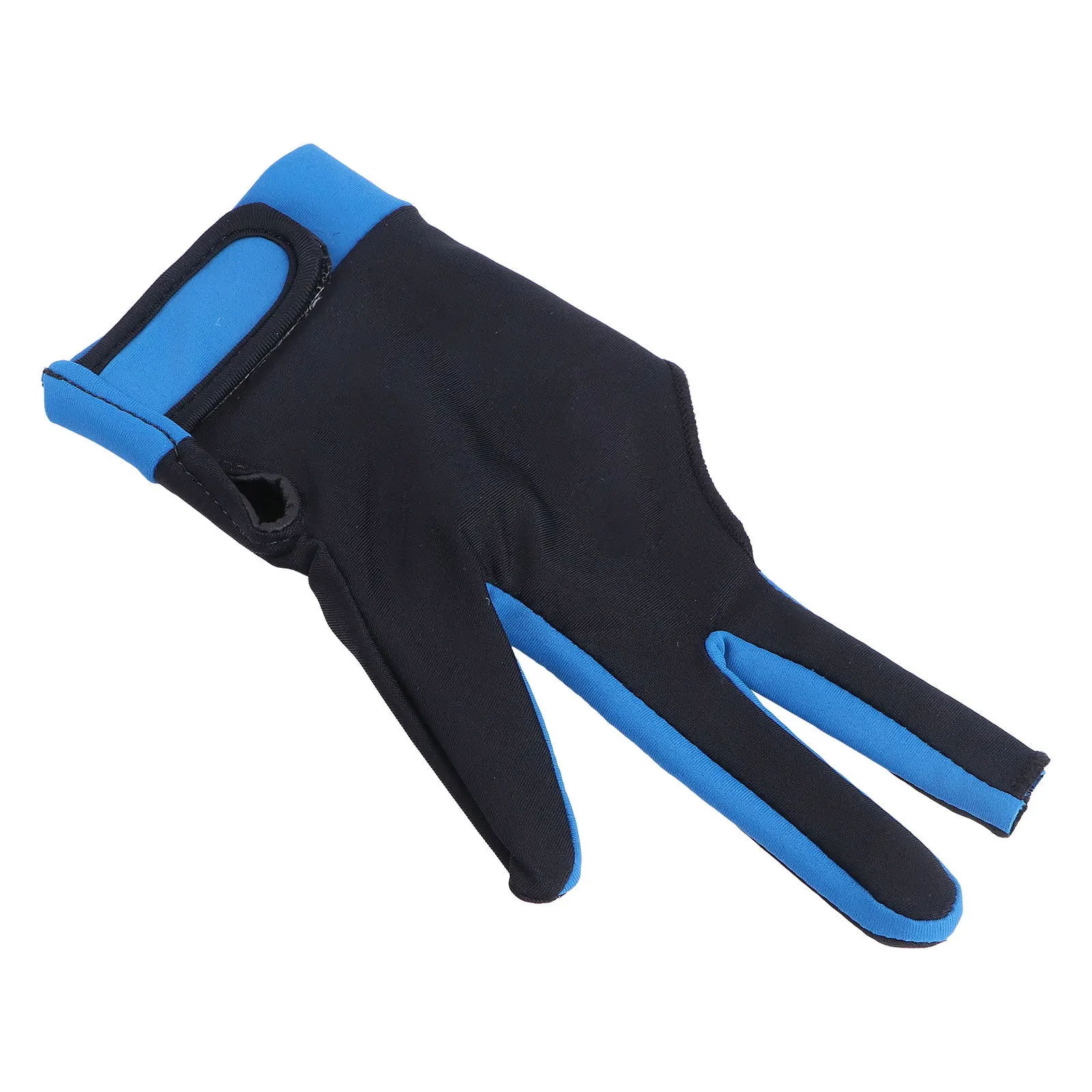 

1Pcs Billiards Gloves Three-Finger Sky Blue M Size Breathable Lightweight for Men Women Table Tennis Protective
