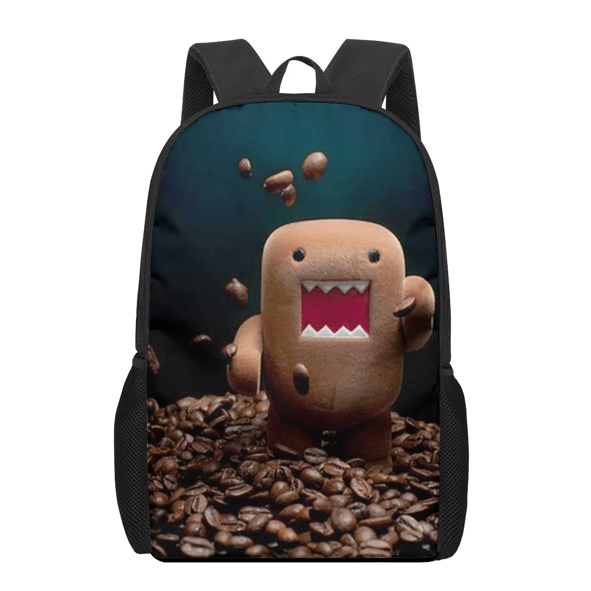 

Domo Kun Cartoon Monster 3D Print School Bags for Boys Girls Primary Students Backpacks Kids Book Bag Multifunctional Backpack