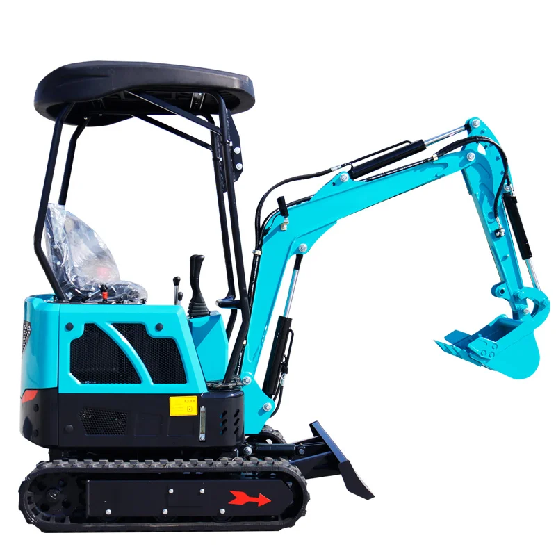 Hot Selling AR15 Mini Digger Used Small Crawler Excavator with Cab Pump & Bucket Core Components