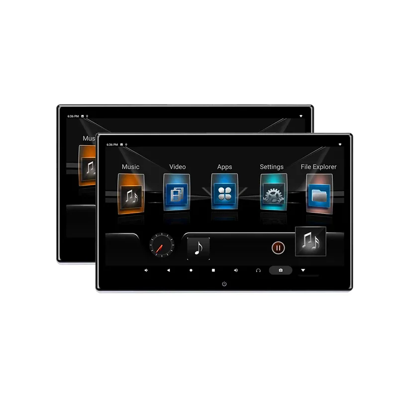 13.3'' Android Car Rear Seat Headrest Monitor 1080P HD Touch Screen WiFi Bluetooth Wireless Casting