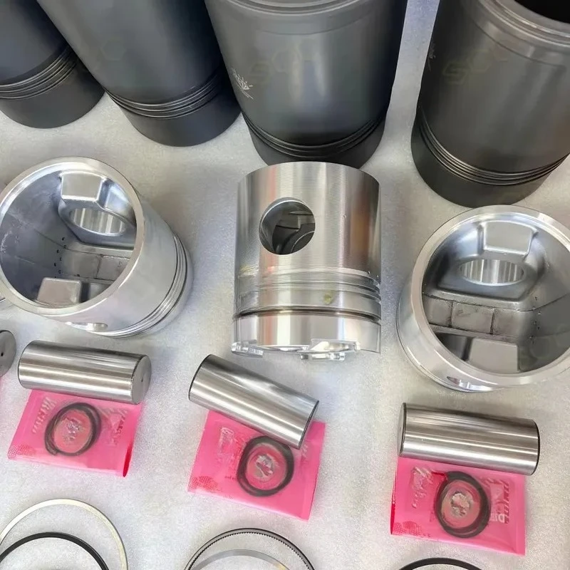 Low Oil Consumption 4BT 6BT 6CT ISX15 NT855 Overhaul Repair Kit Piston Liner Bearing for Construction Machinery