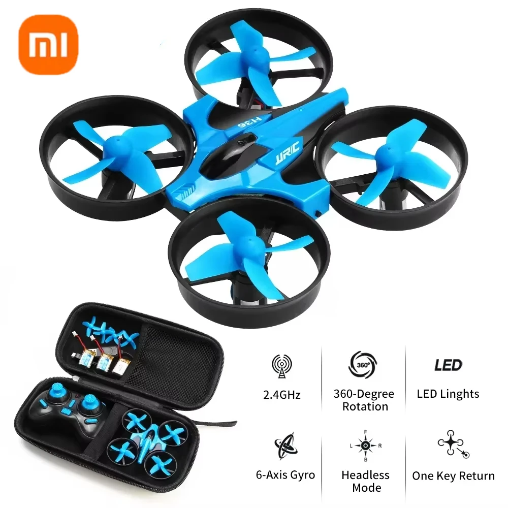 Xiaomi-Mini importateur RC H36 4ch, hélicoptère sans mode sauna 6 axes, télécommande rabattable à 360 °, jouet quadrirotor, cadeau pour enfants