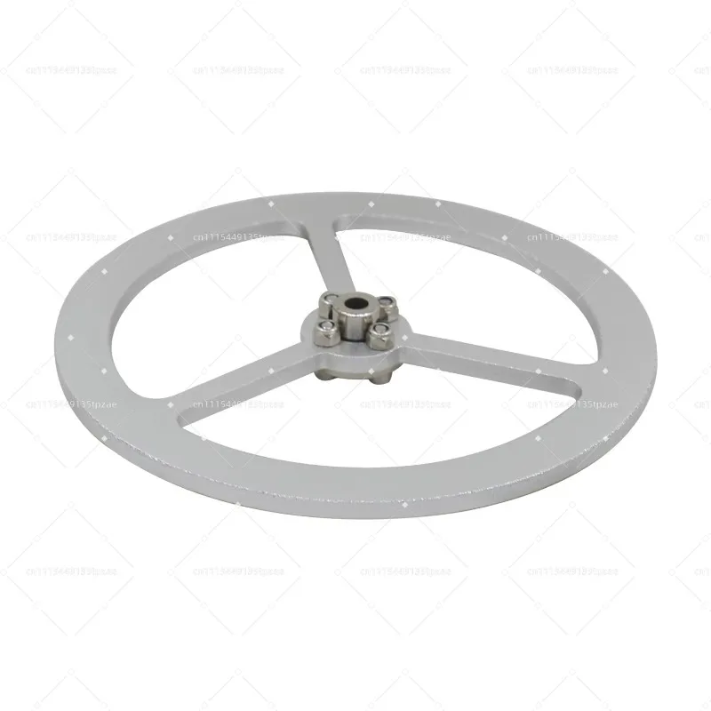 external balanced flywheel accessories with flange coupling aluminum alloy momentum flywheel 80/126mm
