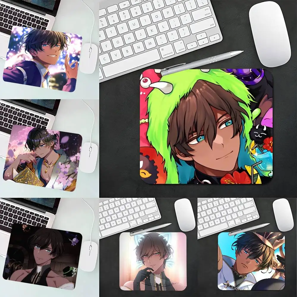 

1pc O-Obey Me Simeon Anime Mousepad Small LockEdge Mouse Pad For Gamers Computer Desk Pad Rectangular Anti-slip Rubber