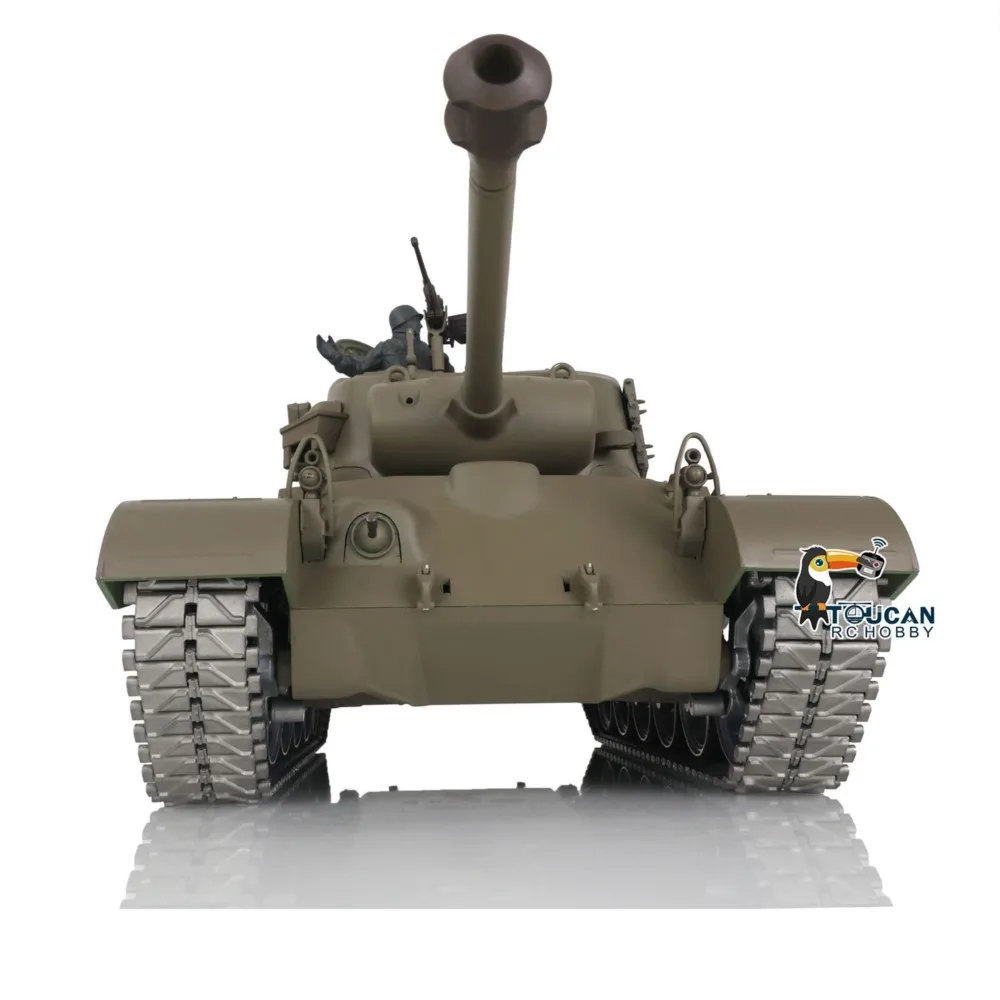 Heng Long 1/16 7.0 Personalizowany czołg M26 Pershing RTR sterowany radiowo, metalowe gąsienice 3838, koła Panzer TH17309