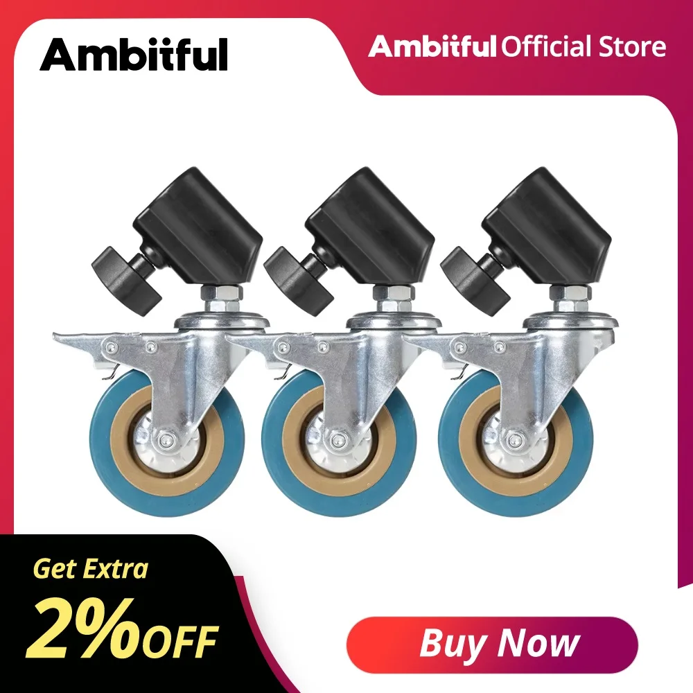ambitful-3pcs-c-stand-swivel-caster-metal-wheel-set-25mm-diameter-for-photography-century-foldable-light-stand-tripod-magic-leg